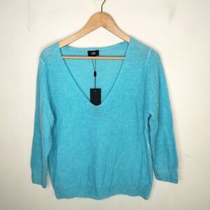 LINE Cashmere Sweater Soft 3/4 Sleeve Pullover